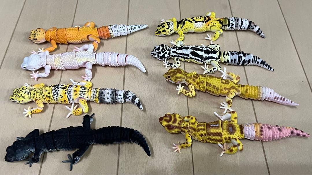 いきもの大図鑑 ヒョウモントカゲモドキ コンプ