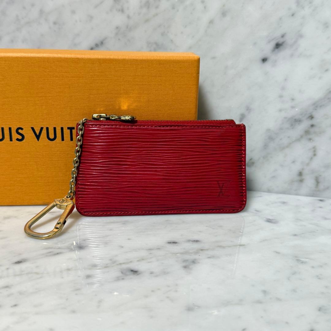 LOUIS VUITTON ルイヴィトン ケース 小銭入れ レッド 赤