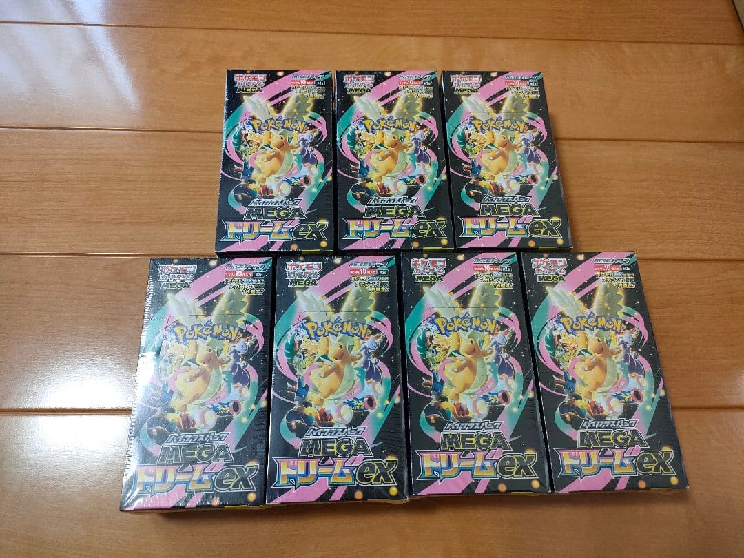 ポケモンカード MEGAドリーム EX 7box シュリンク付き