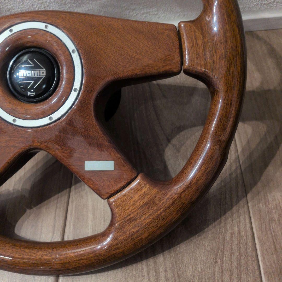 momo ウッドAL36 ステアリングホイール