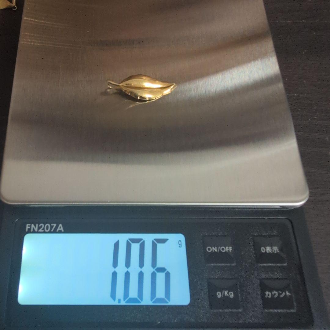 リーフ ネックレス トップ ペンダント 葉っぱ k18