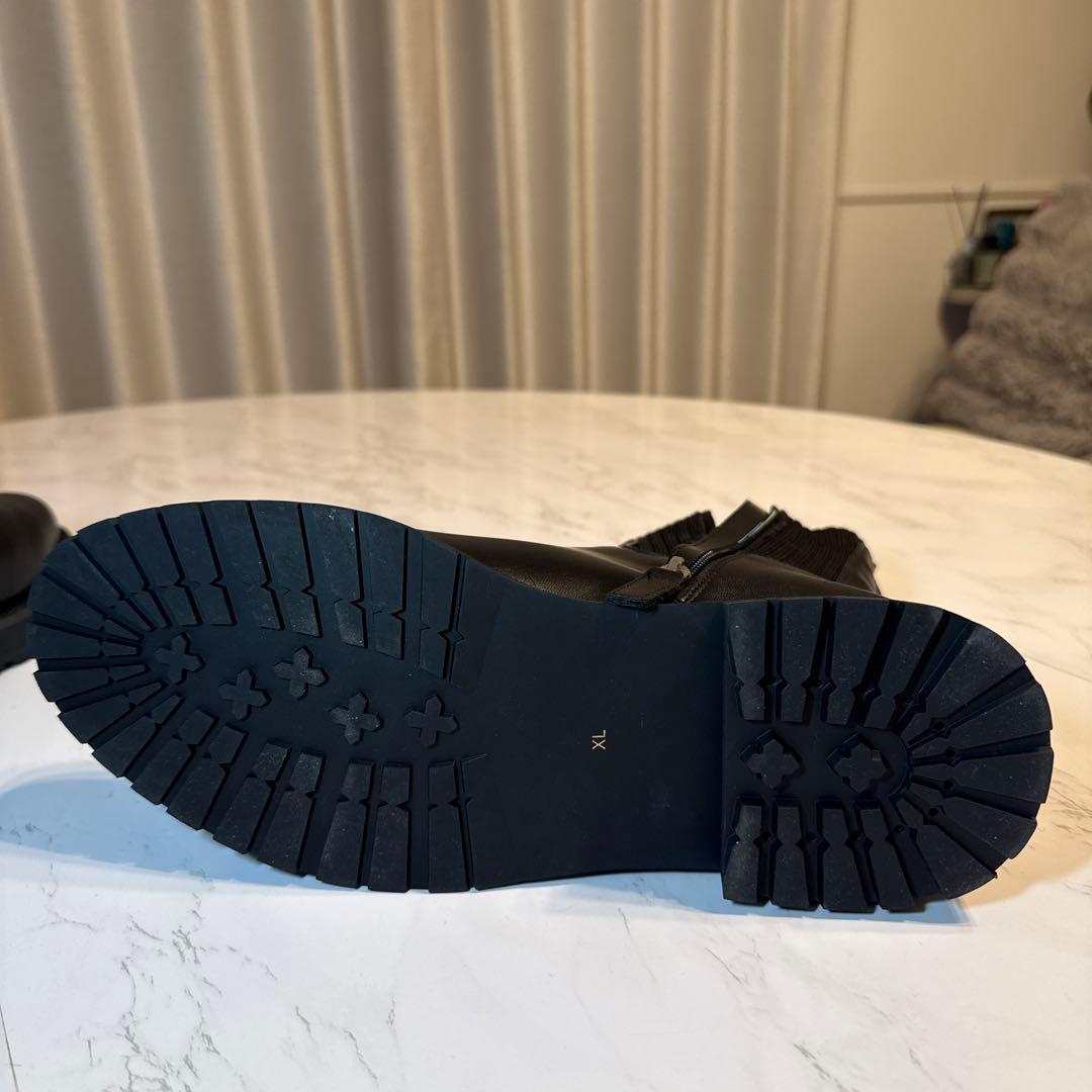 グリーンレーベル リラクシング サイドゴアブーツ 黒 XL