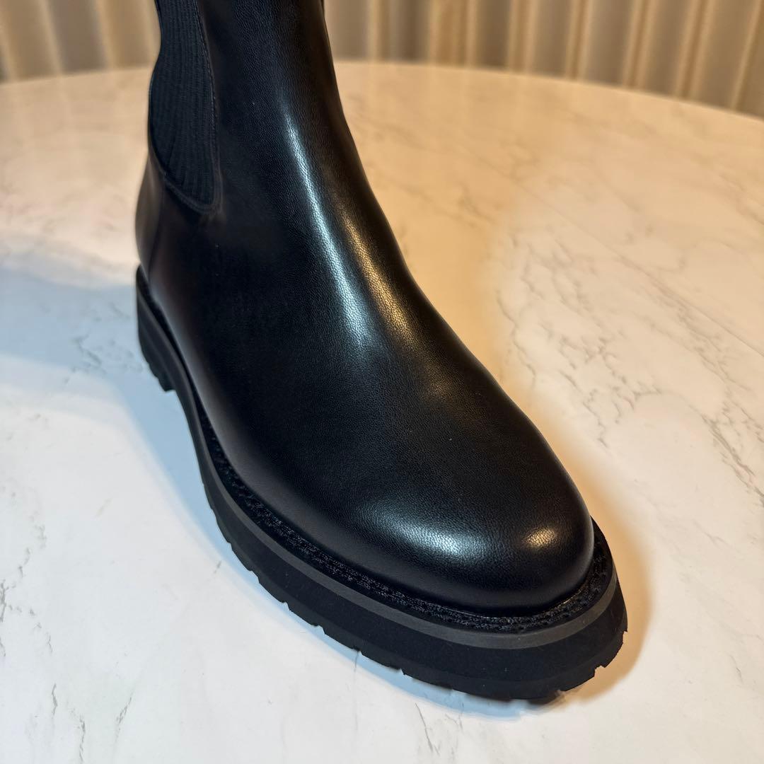 グリーンレーベル リラクシング サイドゴアブーツ 黒 XL