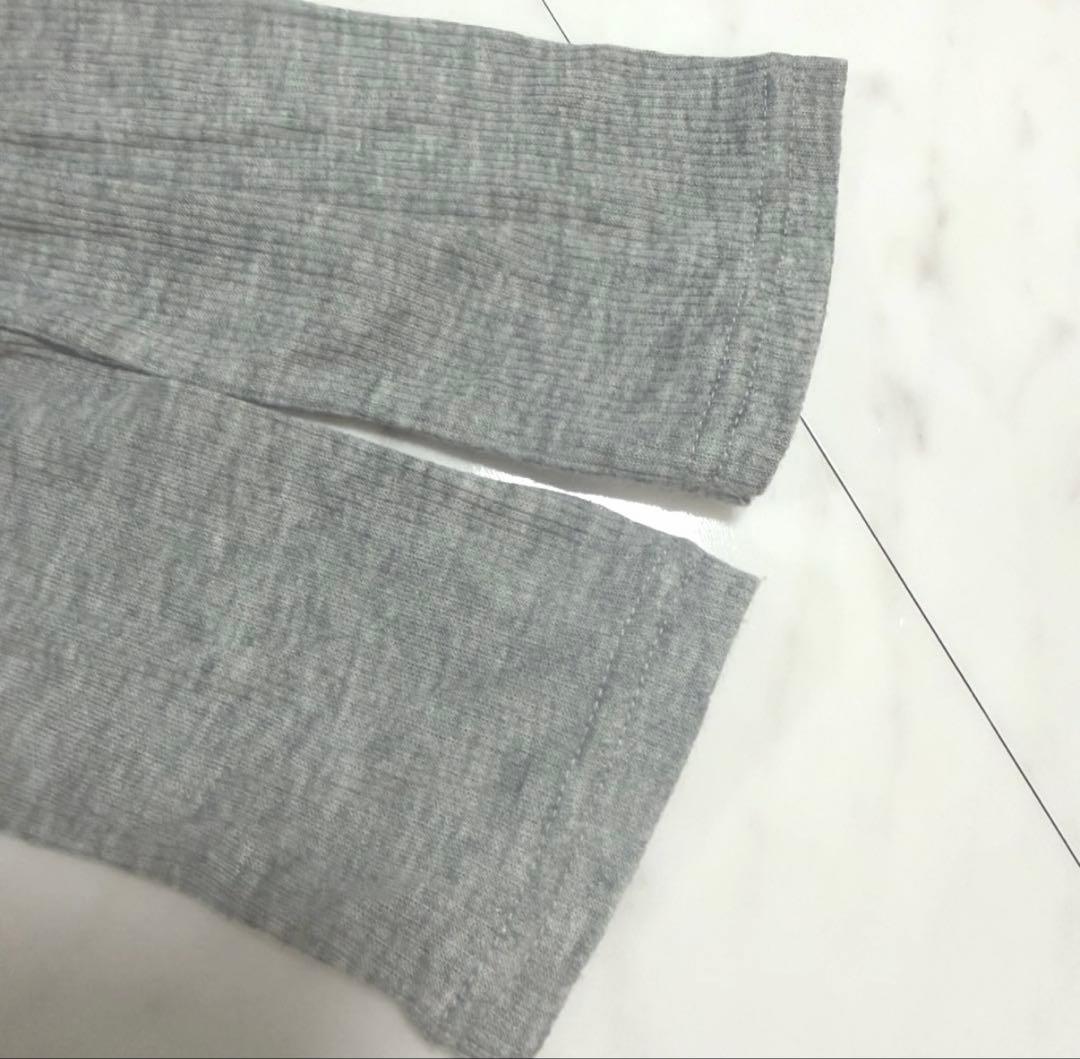 【試着のみ】2025✨️完売品シアーテレコレイヤーカットトップス シルク混 グレー