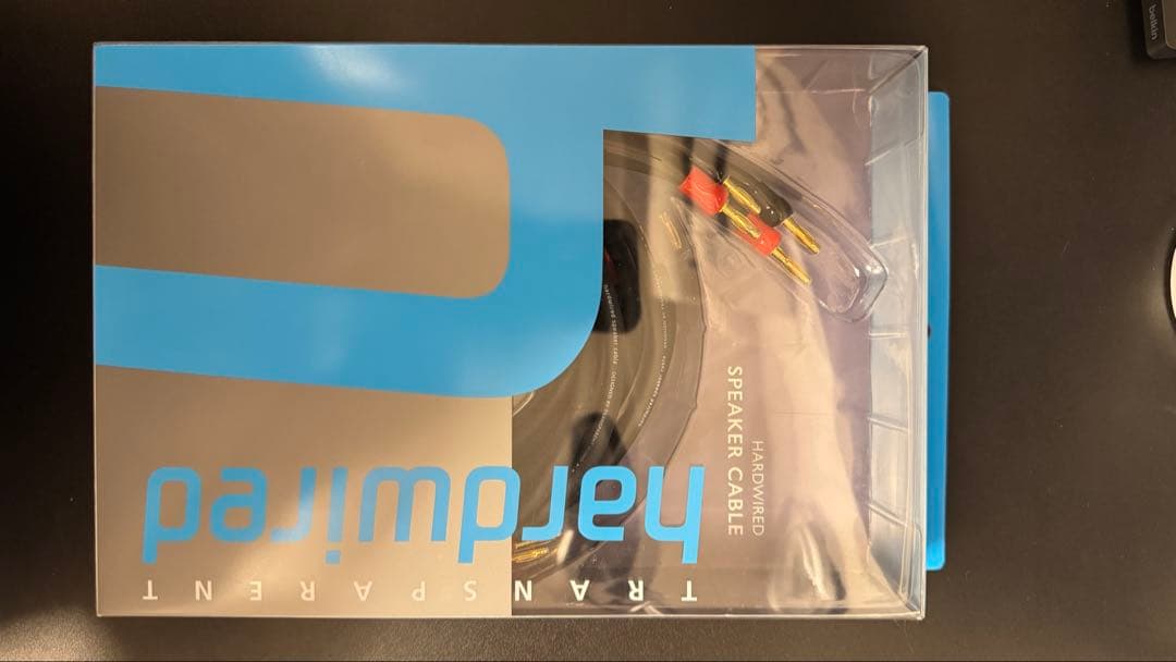 TRANSPARENT HWSC10スピーカーケーブル3m2本