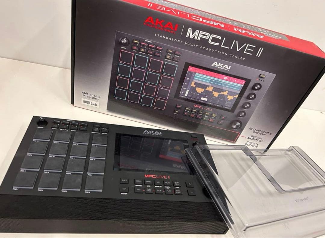 AKAI MPC Live2 ハードカバー付き