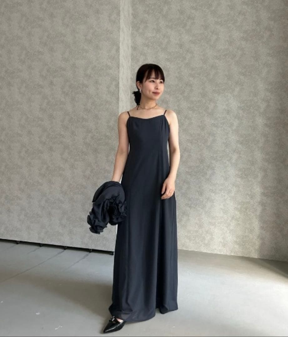 スーツ・フォーマル・ドレス Frill shirt layered dress M et.UNiVER