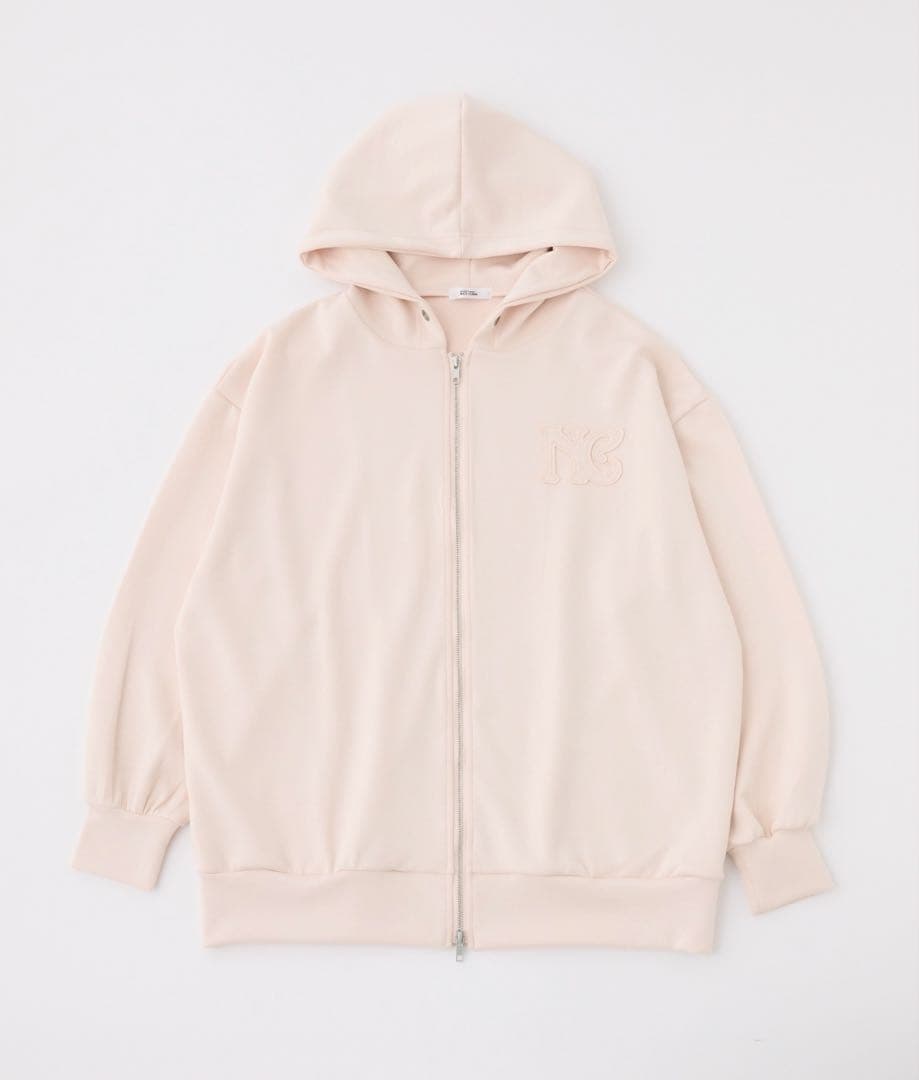 ナイスクラップniceclaup オーバーサイズグリッターパーカー