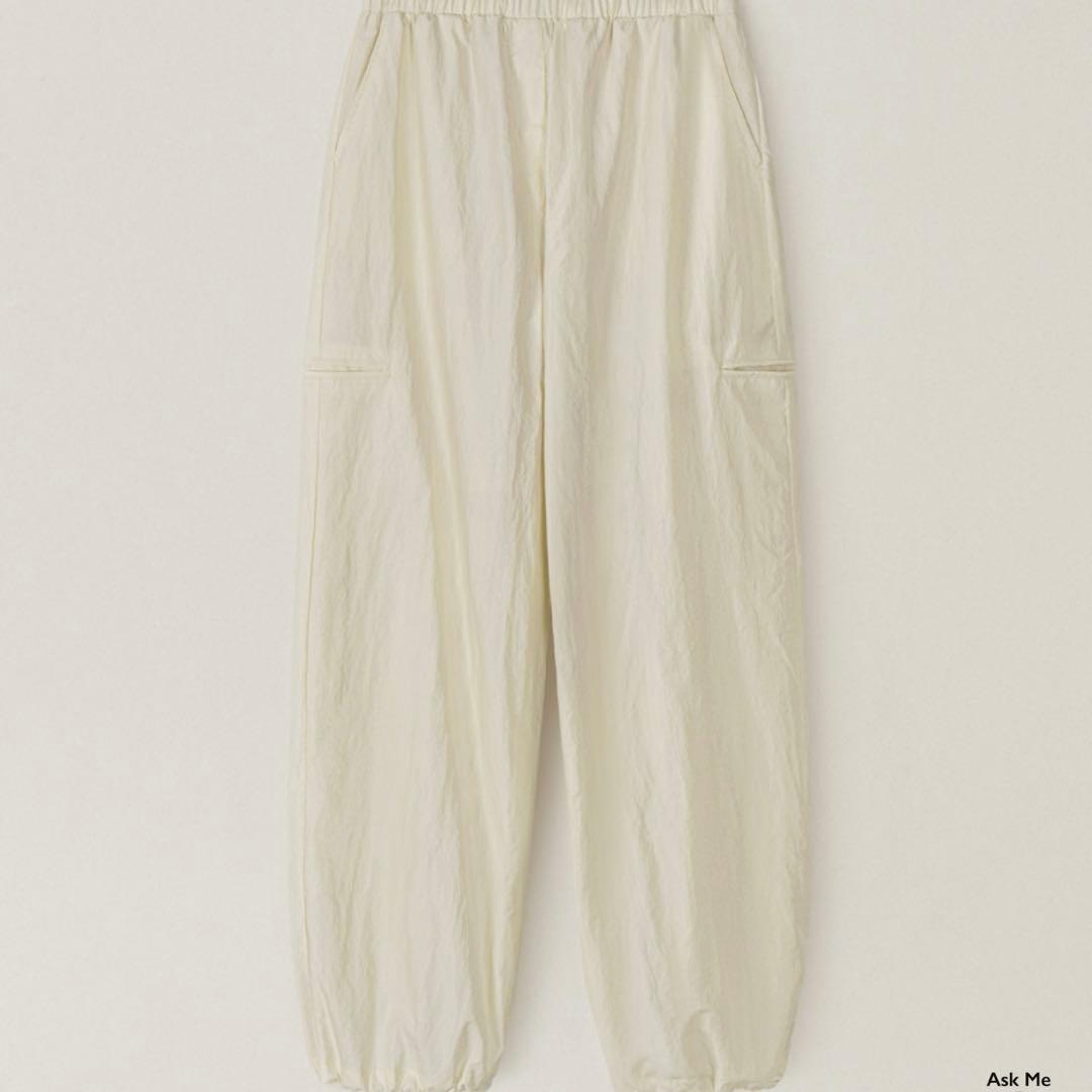 【新品未使用】OHOTORO Nylon Cargo Pants ivory S