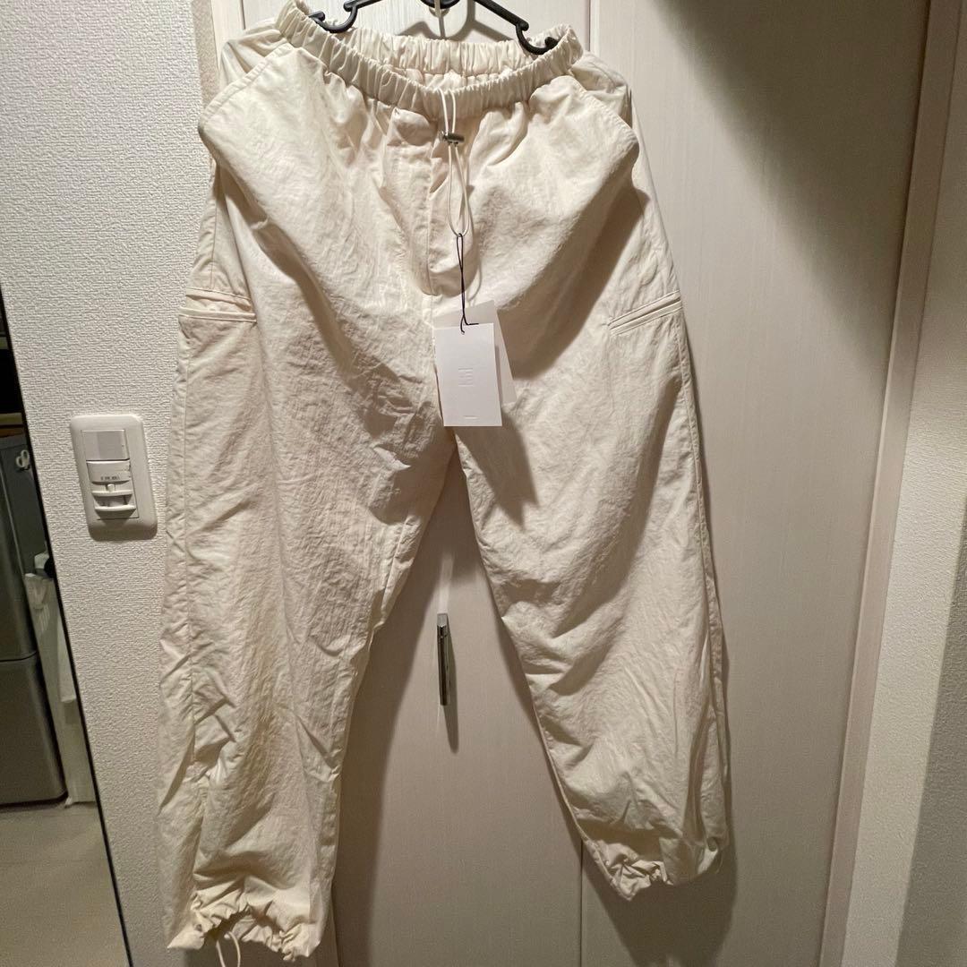 【新品未使用】OHOTORO Nylon Cargo Pants ivory S