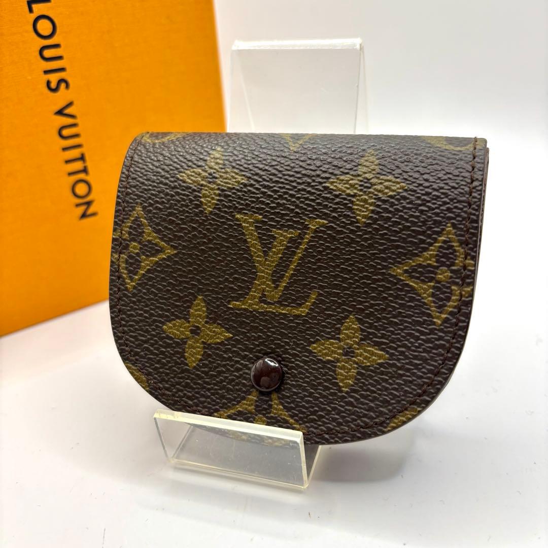 正規品 ルイヴィトン ポルトモネ グゼ モノグラム ケース pvc レザー
