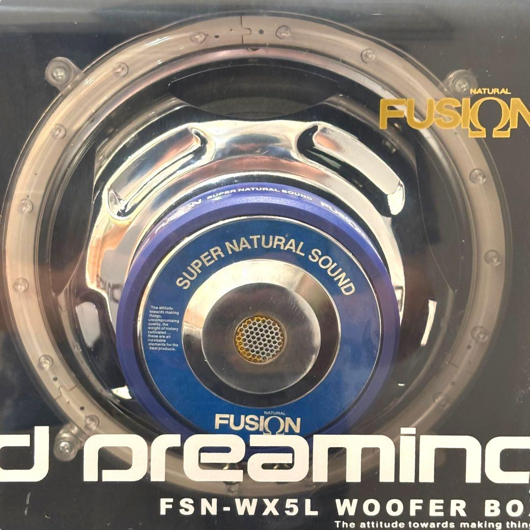 FUSION アンプ内蔵ダブルウーファーボックス サブ FSN-WX5L