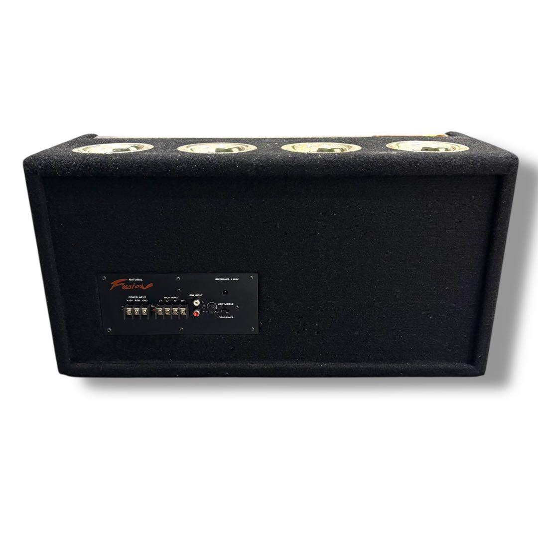 FUSION アンプ内蔵ダブルウーファーボックス サブ FSN-WX5L