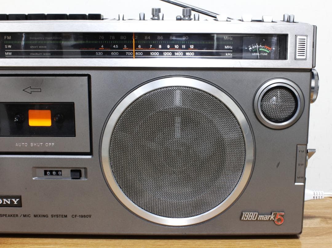 ♪SONYソニーラジカセ CF-1980Vジャンク♪