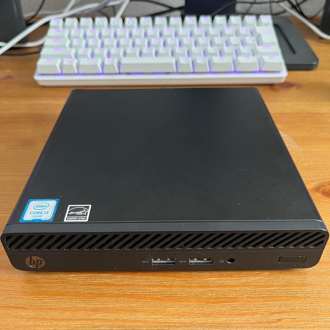 Core i3-7130U ミニPC 【HP 260 G3 DM】 SSD