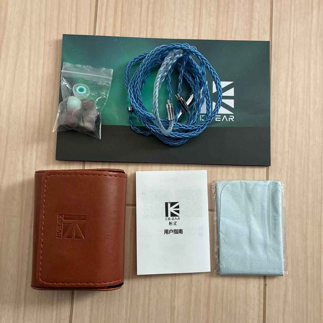 Aurora KBear HIFI 有線イヤホン 1DD クリスピーブルー 美品