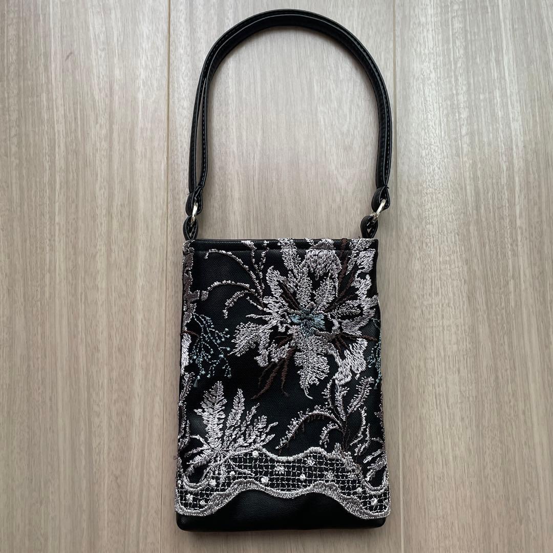 バッグ MURRAL  flower lace mini bag