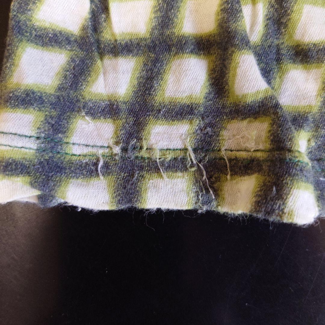 ジャンポール・ゴルチエ　チェック柄半袖Tシャツカットソー