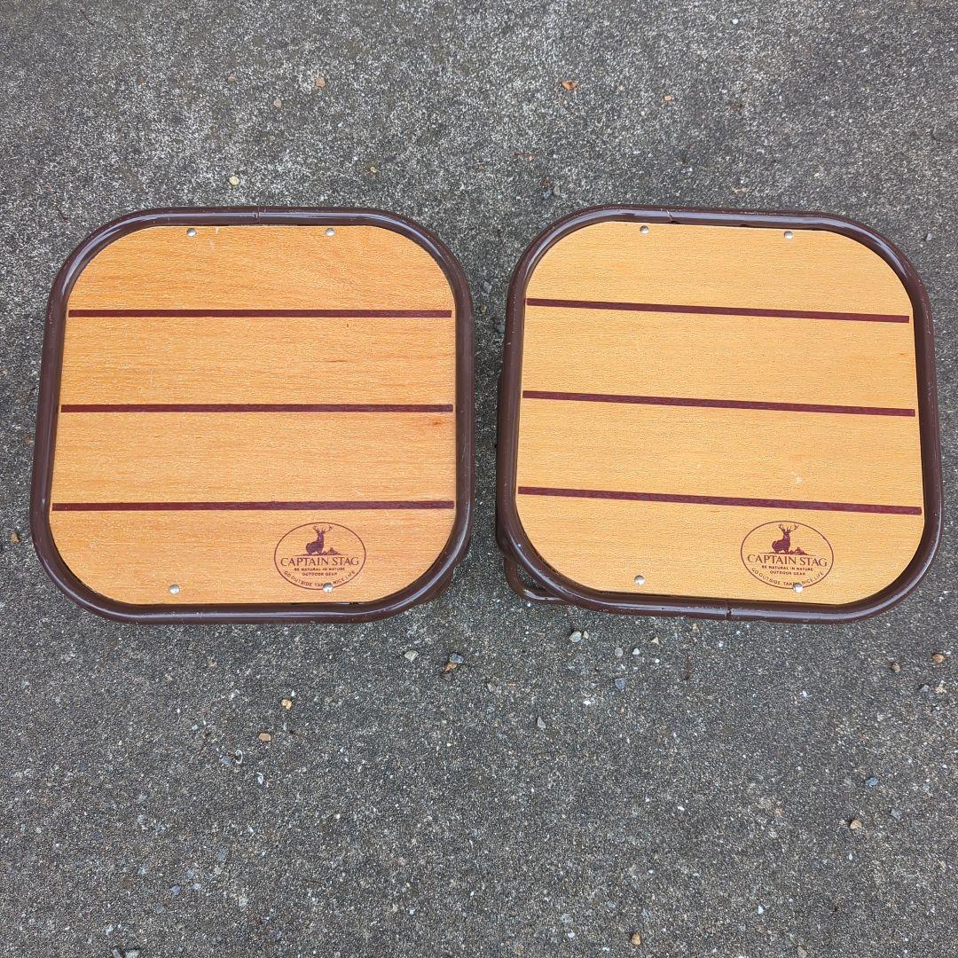 CAPTAIN STAG キャプテンスタッグ 折りたたみウッドテーブル＆チェア