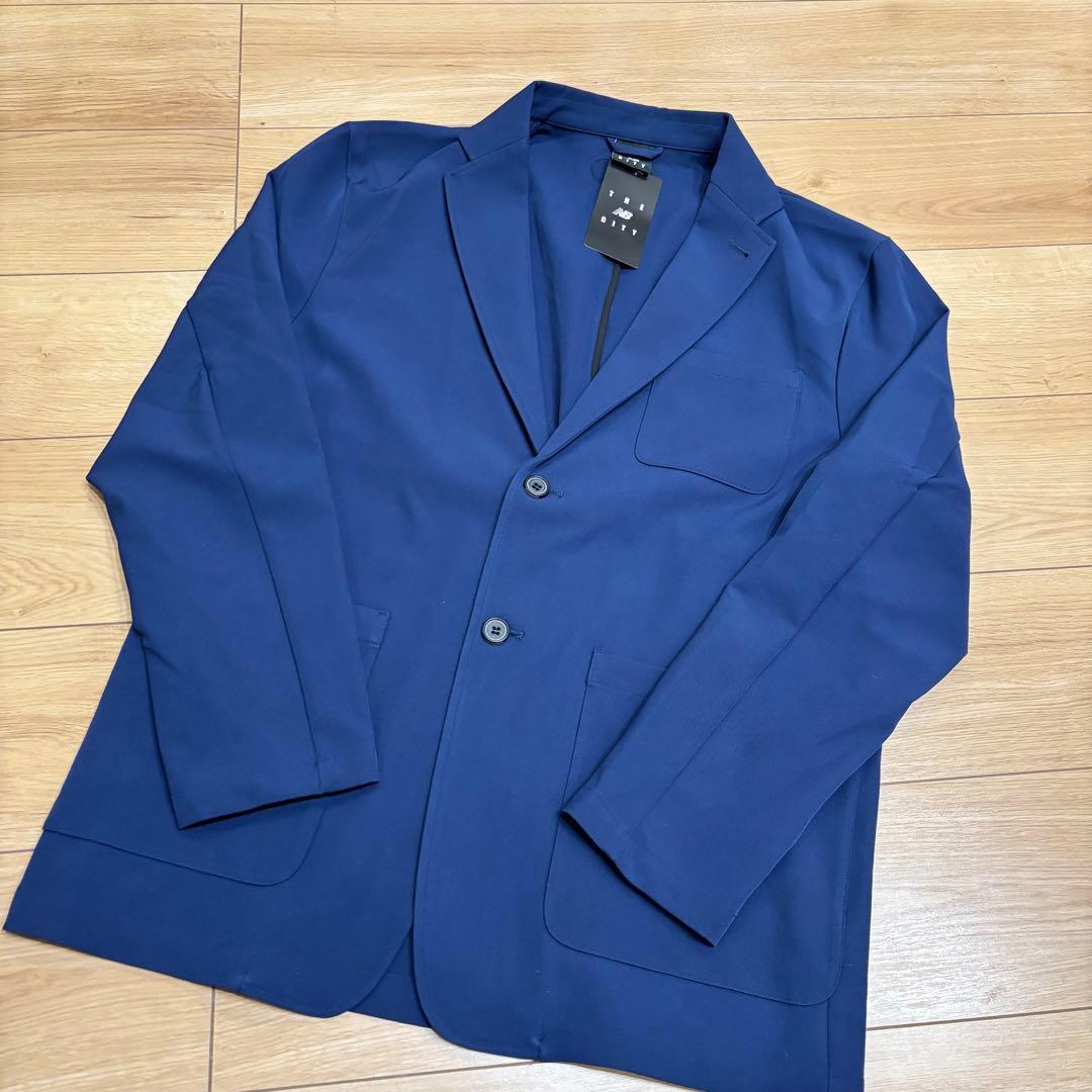 新品　ニューバランス スーツ 上下セット テーパードパンツ ネイビー　XL