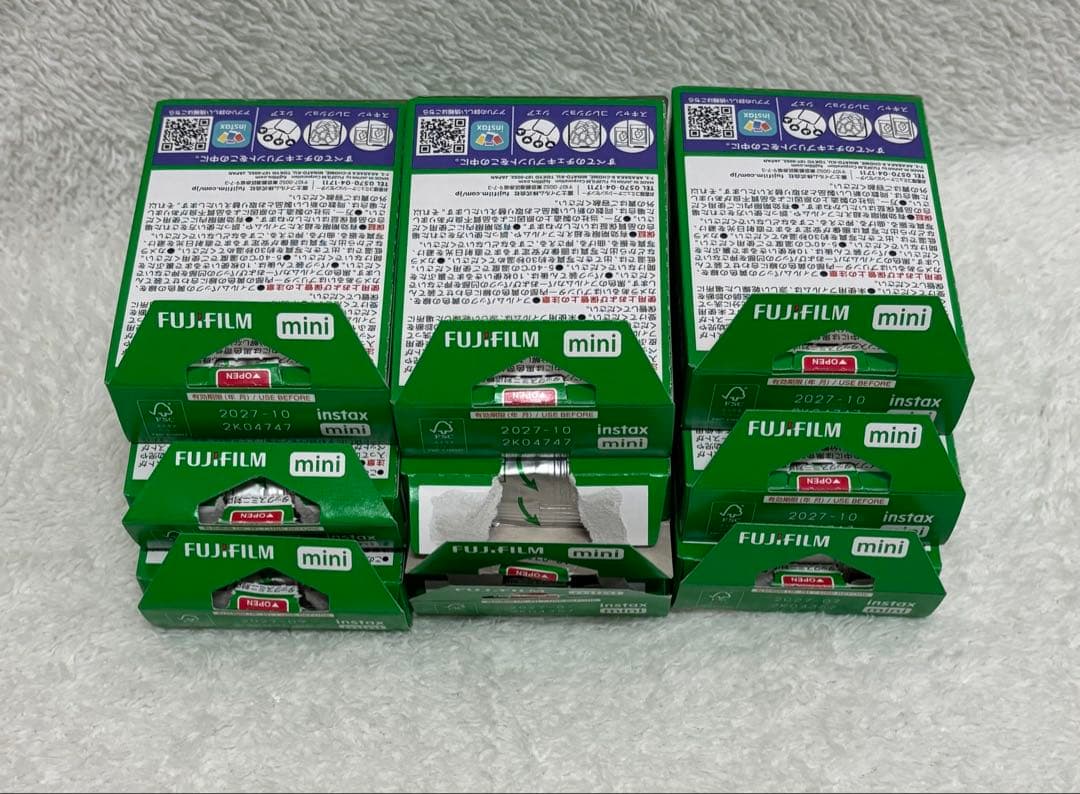 instax mini フィルム 10枚×9箱セット FUJIFILM チェキ