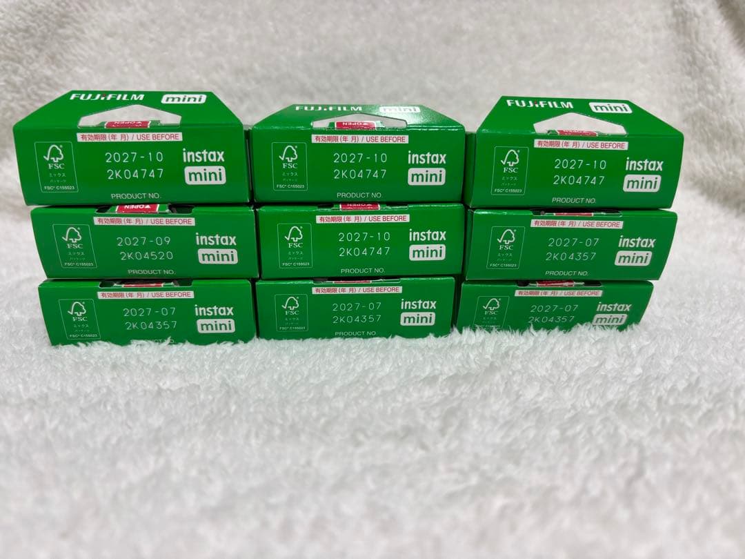 instax mini フィルム 10枚×9箱セット FUJIFILM チェキ