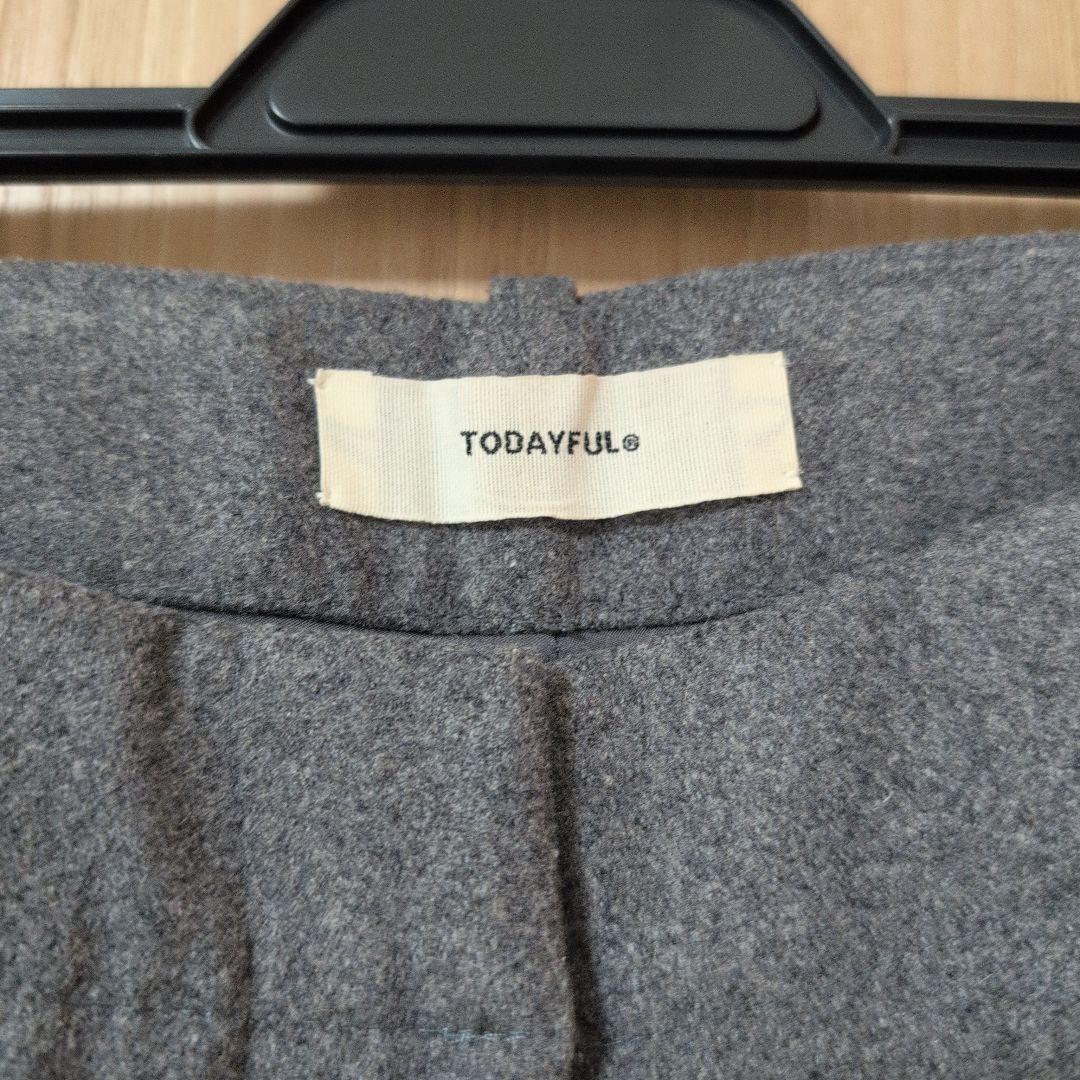 todayful Wool Painter Pants グレー 38