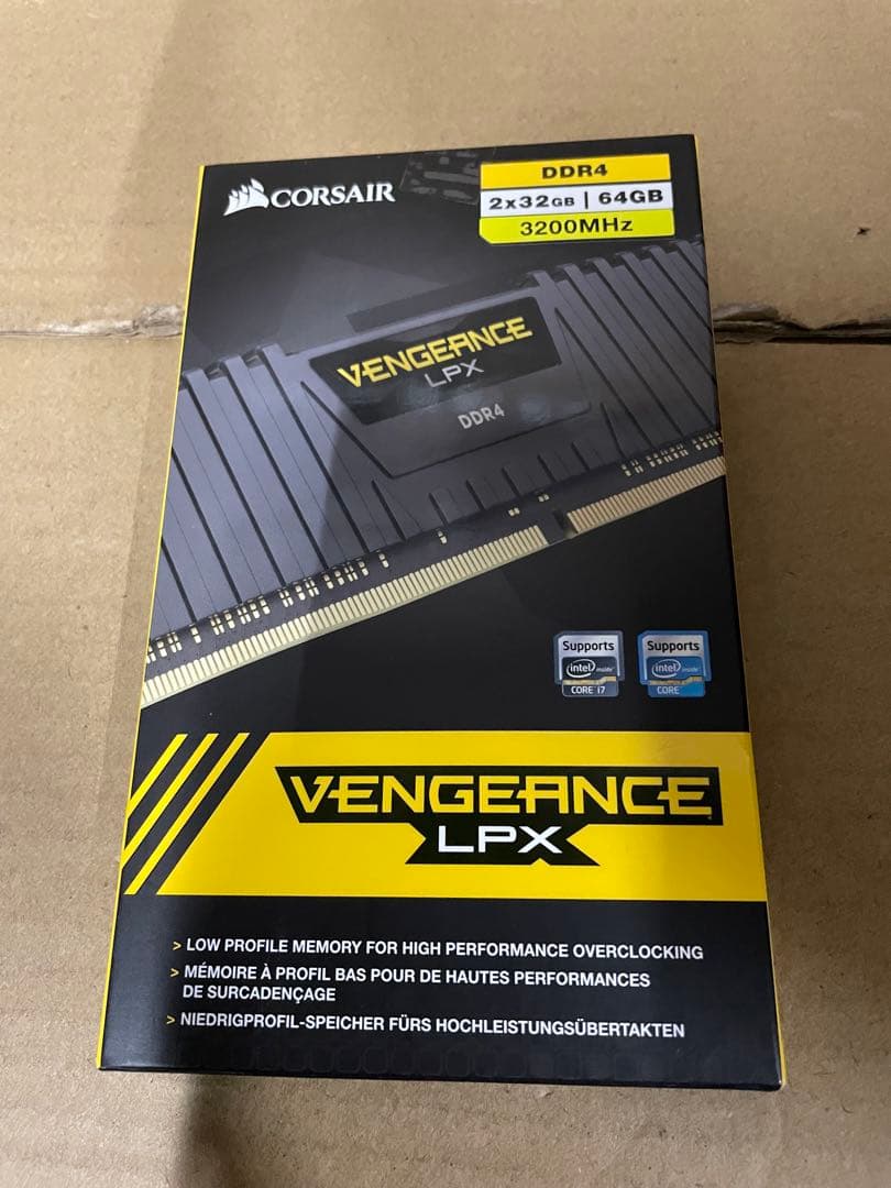 CORSAIR DDR4-3200MHz LPX シリーズ 32G× 2