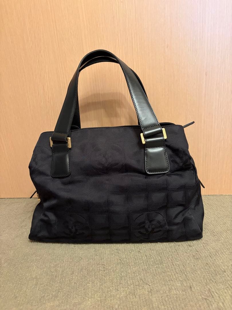 CHANEL ニュートラベルライン ボストン ハンドトートバッグ