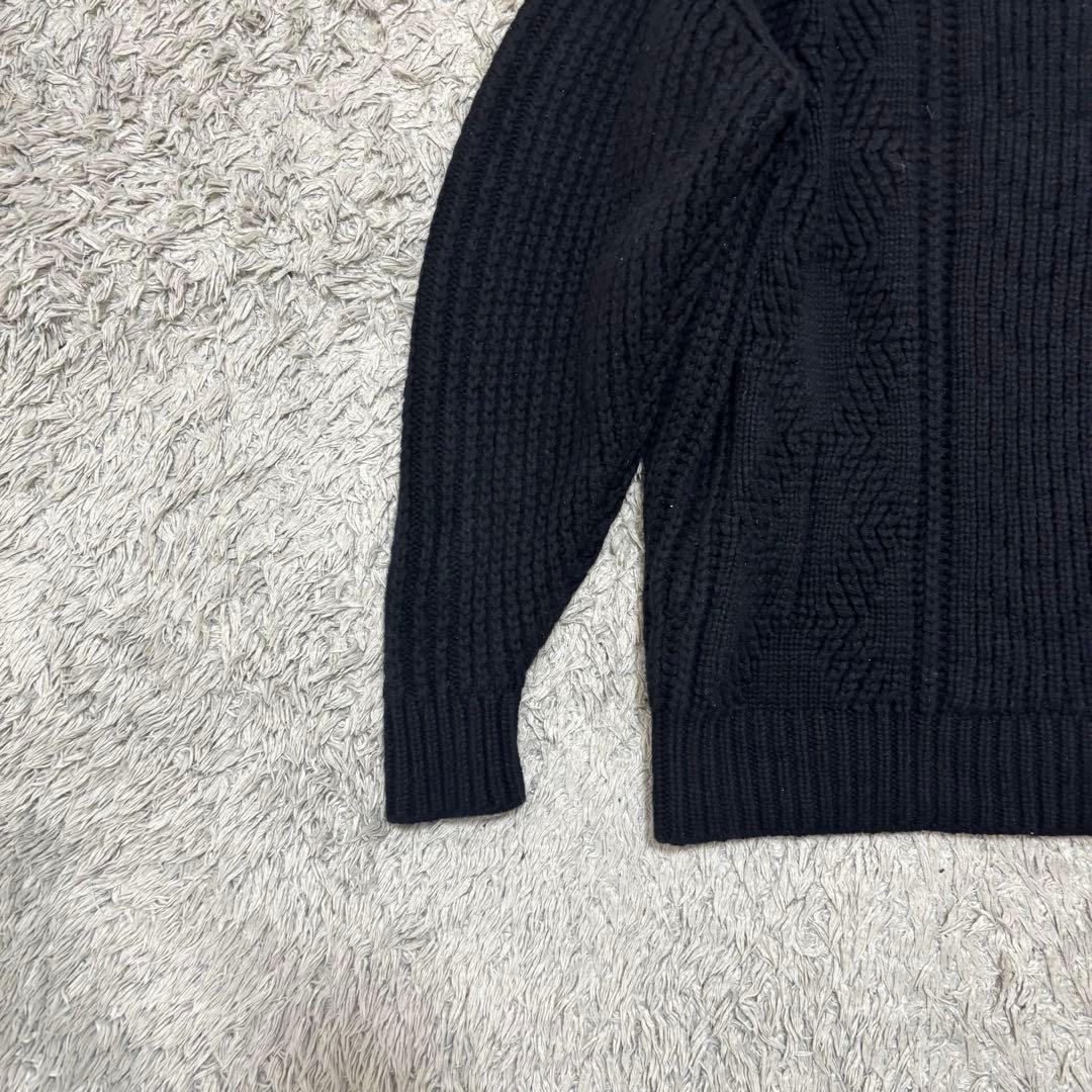 Steven Alan フィッシャーマン ニットMスティーブン•アラン ブラック