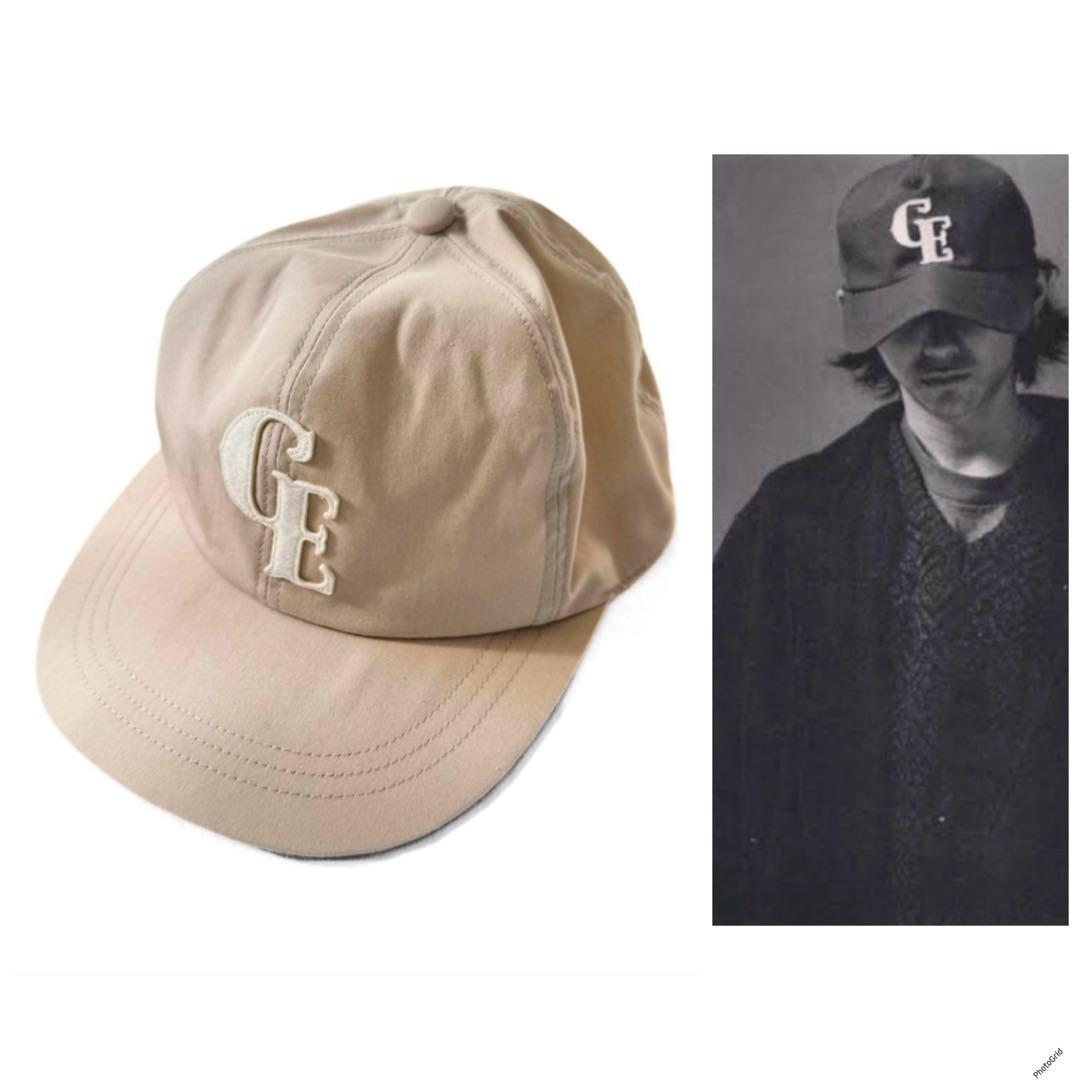 GOODENOUGH フェルトロゴ BBキャップ ナチュラル fragment