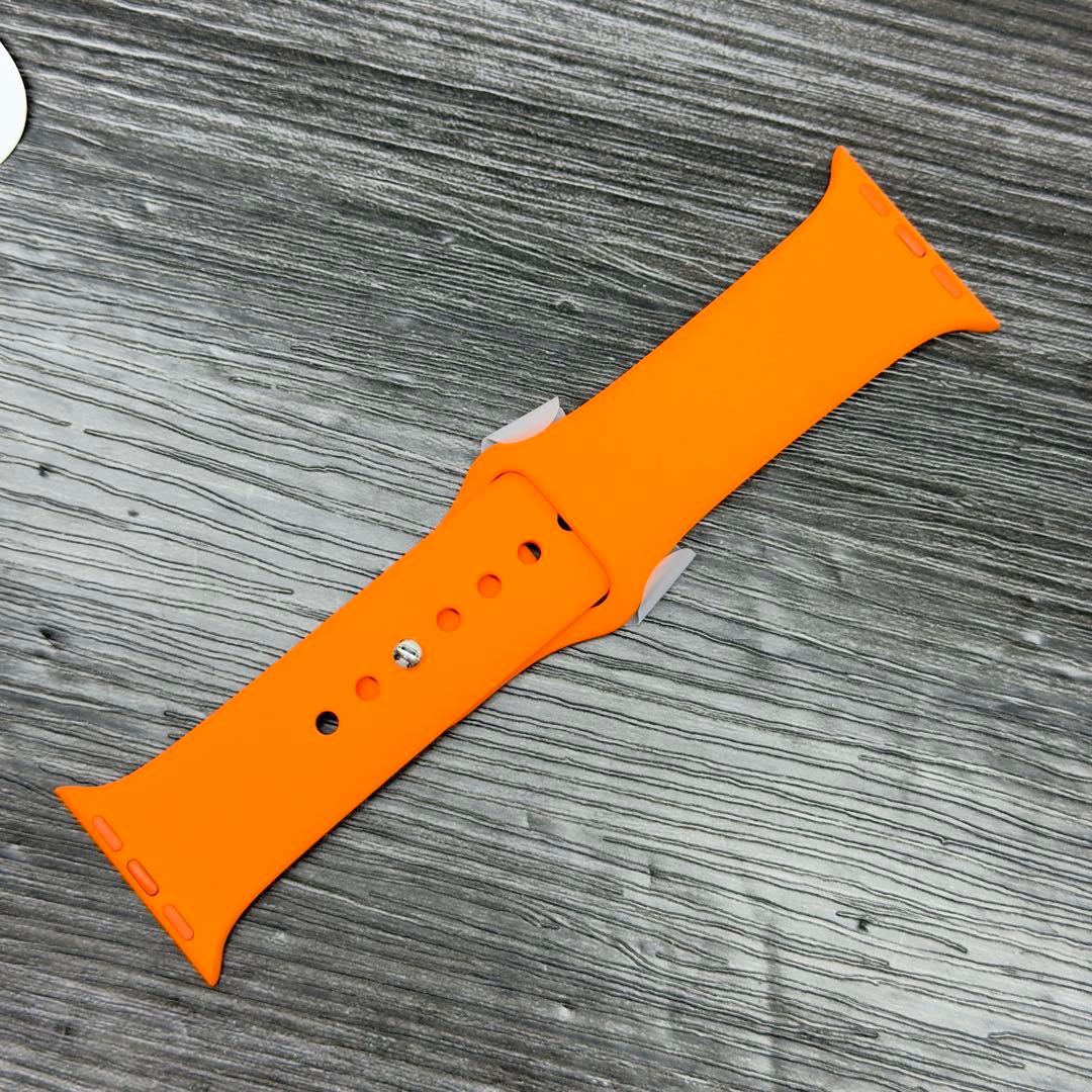 2953 未使用　Apple Watch エルメス　オレンジスポーツバンド