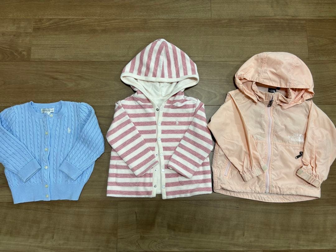 女の子長袖80センチ　まとめ売り