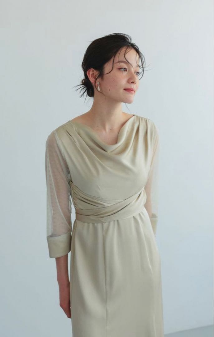 6★新品タグ付き★ドリードール　クロスドレープドレス　M