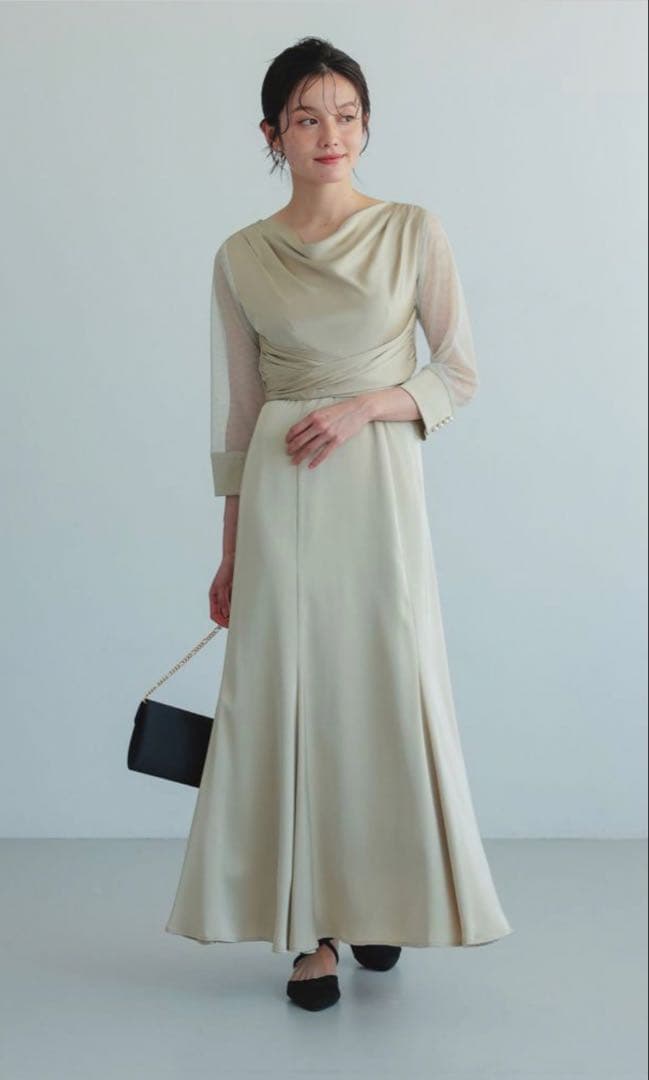 6★新品タグ付き★ドリードール　クロスドレープドレス　M