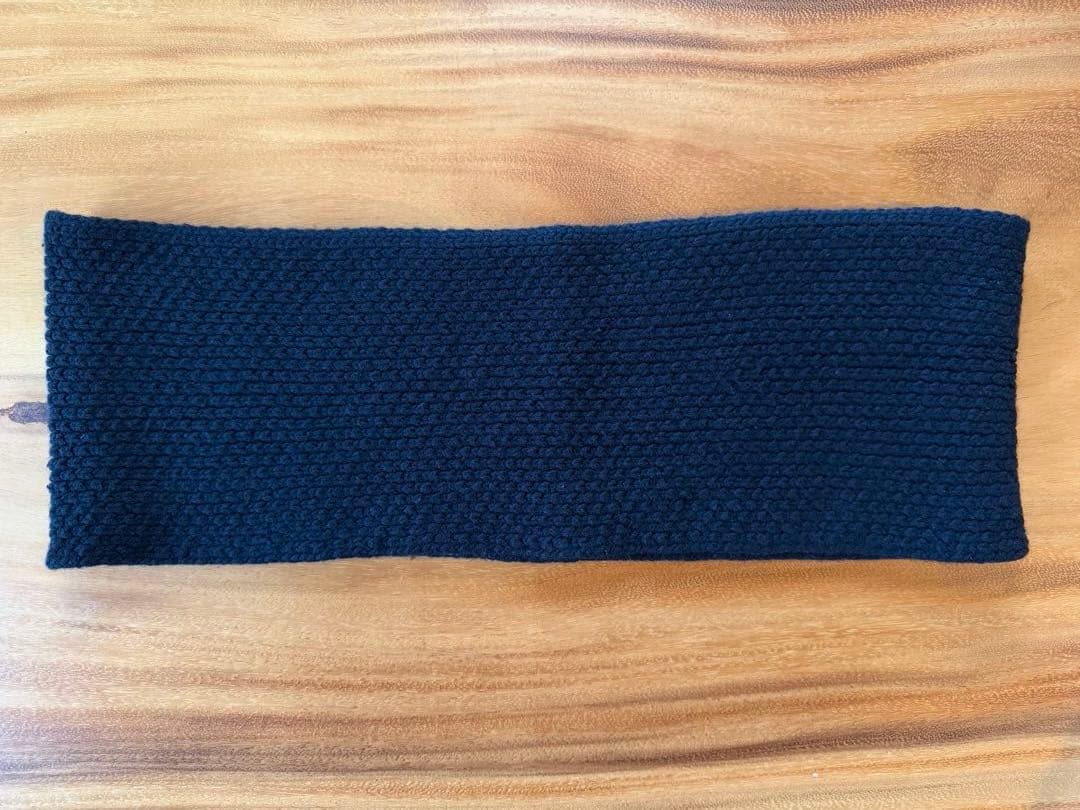 HERMES 黒 カシミア スヌード ネックウォーマー