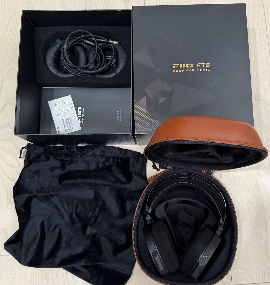 【最終価格】FIIO FT5　有線　大型平面磁界ドライバー開放型ヘッドホン