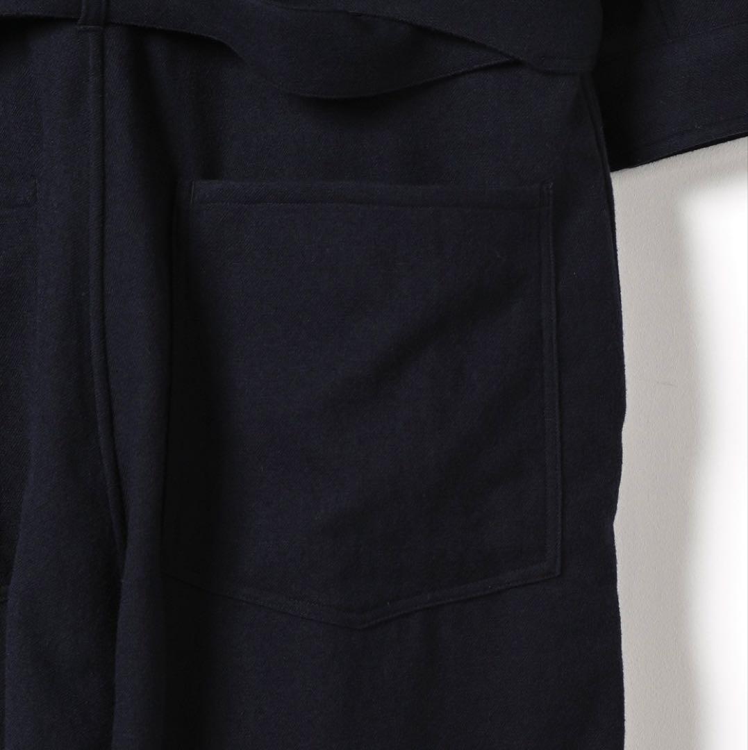 COMOLI リファインウール オールインワン 2 ネイビー 美品 即完売