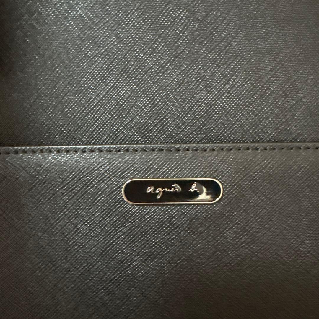 アニエスべー　ブラック 2way皮革バック　1回使用