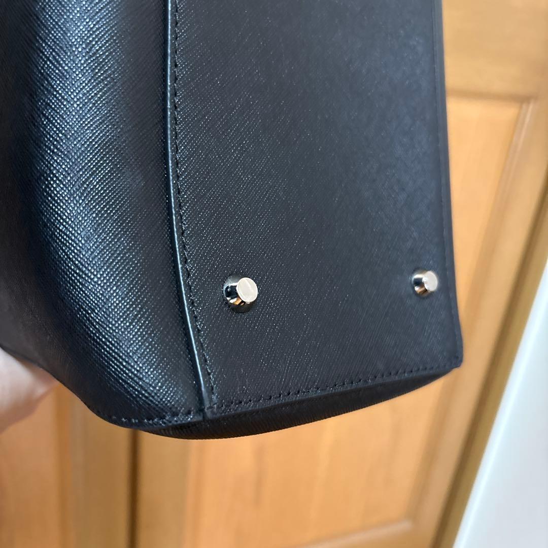 アニエスべー　ブラック 2way皮革バック　1回使用