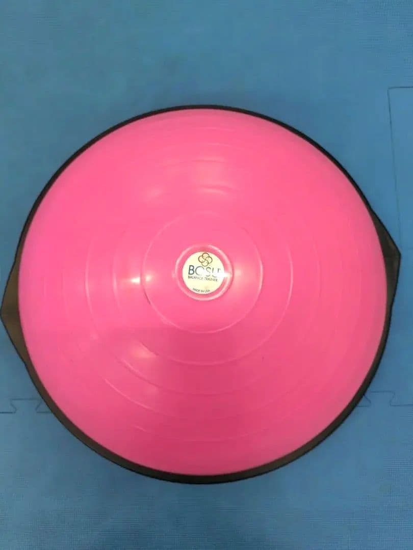 BOSU バランストレーナー ピンク 箱付き 中古 体幹トレーニング