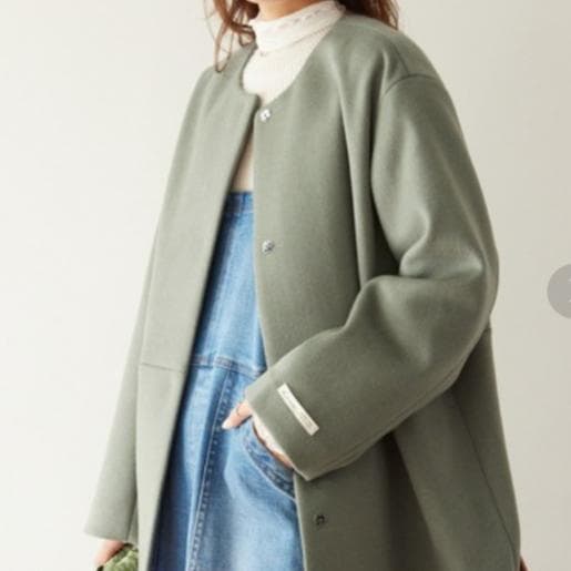 美品　ジャーナルスタンダードレリュームLANAWOOL140ショートコート