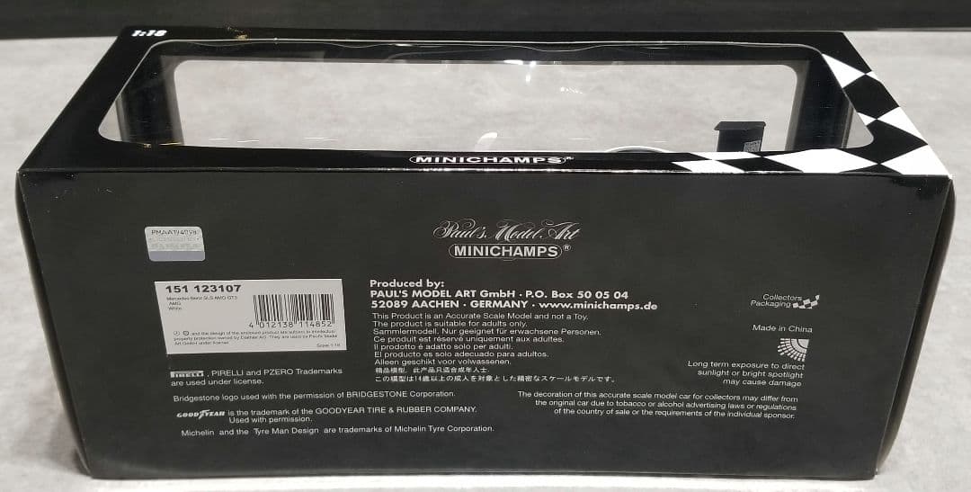 【レア美品】ミニチャンプス 1/18 メルセデスベンツ SLS AMG GT3
