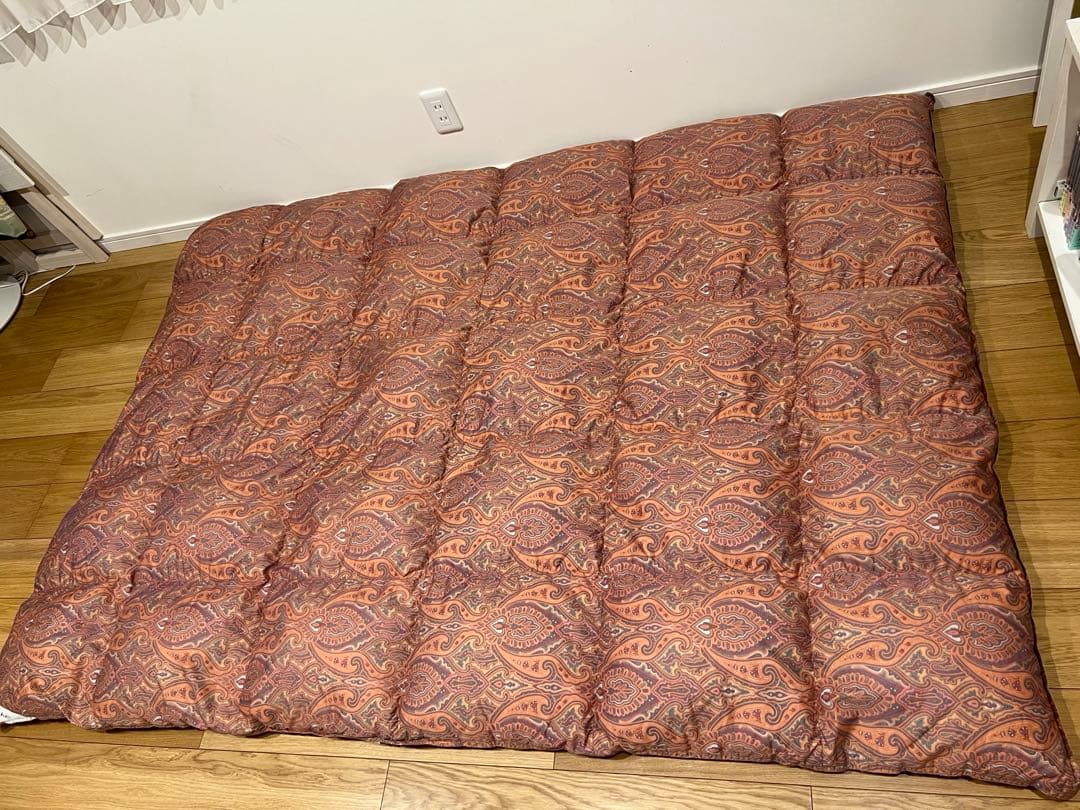 東京西川 超長綿100% セルビア産マザーグースダウン93% 1.2k 一層