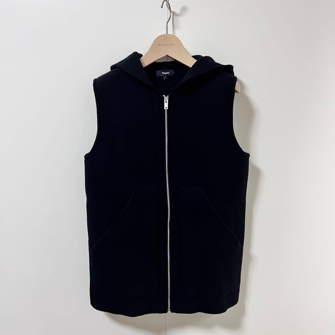 Theory 22AW 完売 LANA CASH ジップアップニットベスト
