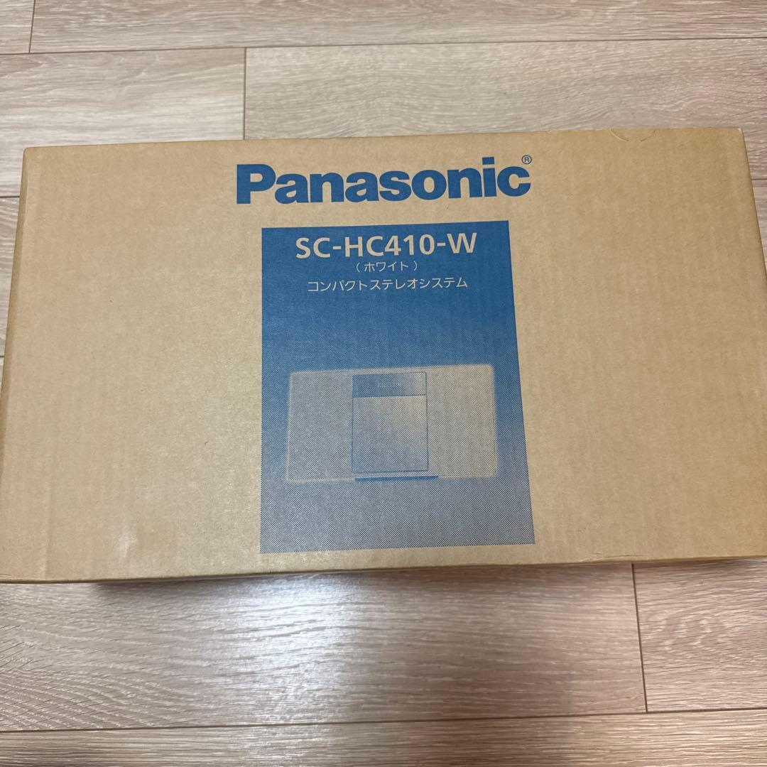 パナソニック　SC-HC410-W コンパクトステレオシステム　ホワイト