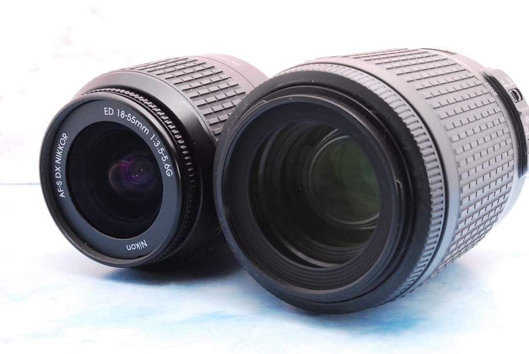 ニコン D60★入門機★望遠レンズ付Wレンズ★小型＆軽量★一眼レフカメラ