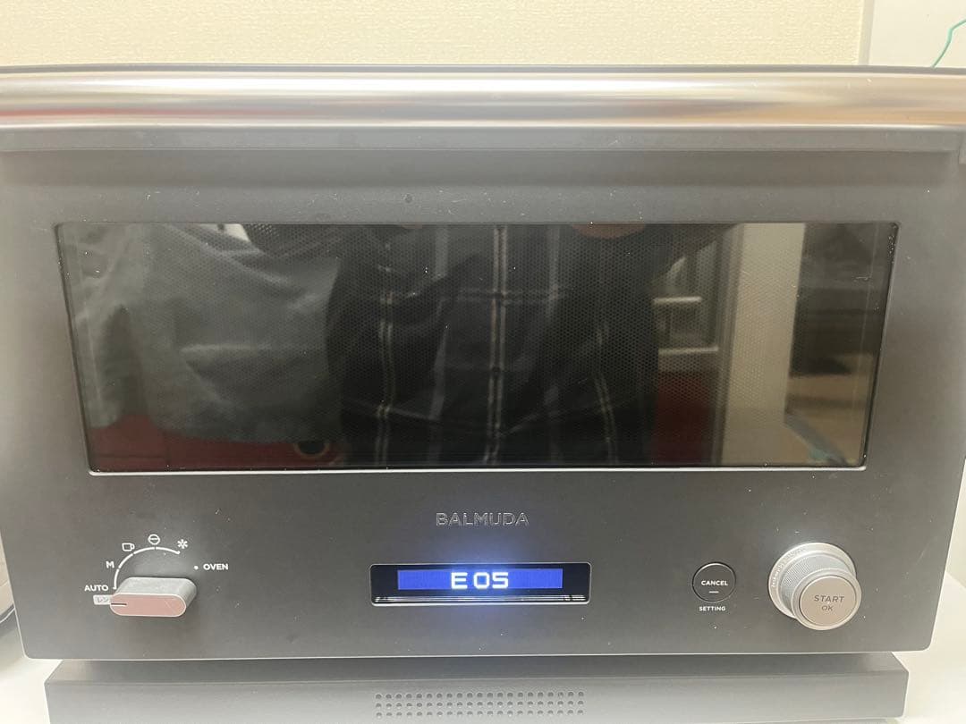 BALMUDA K04A-BK オーブンレンジ22年製【ジャンク品】