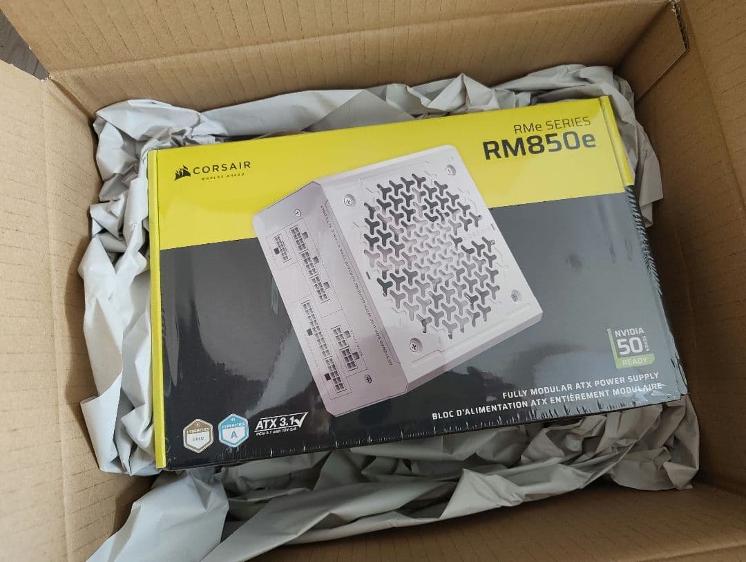 新品未開封 Corsair RM850e ATX3.1 White 850W