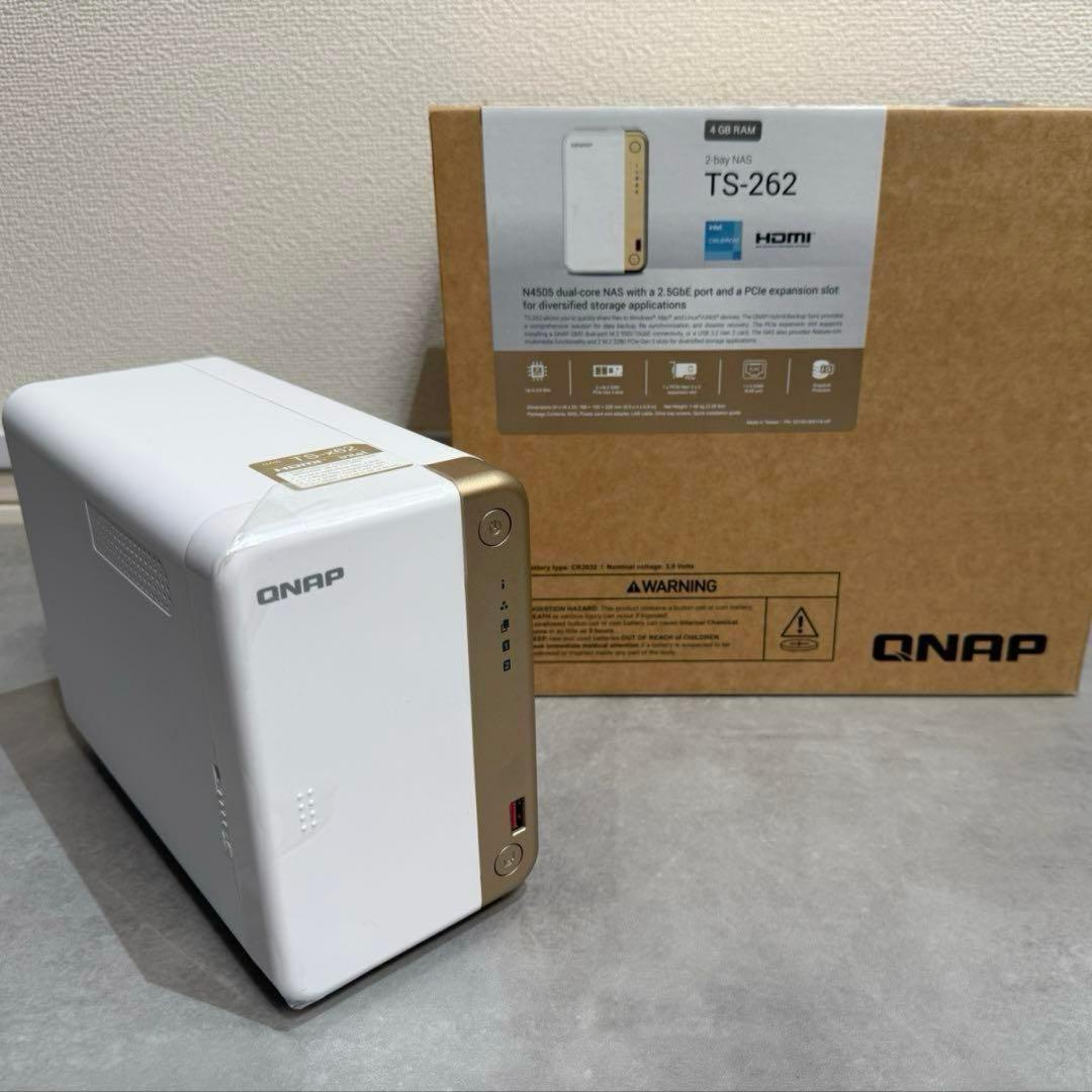 QNAP (キューナップ) NAS TS-262 2ベイ Intel2コア4GB